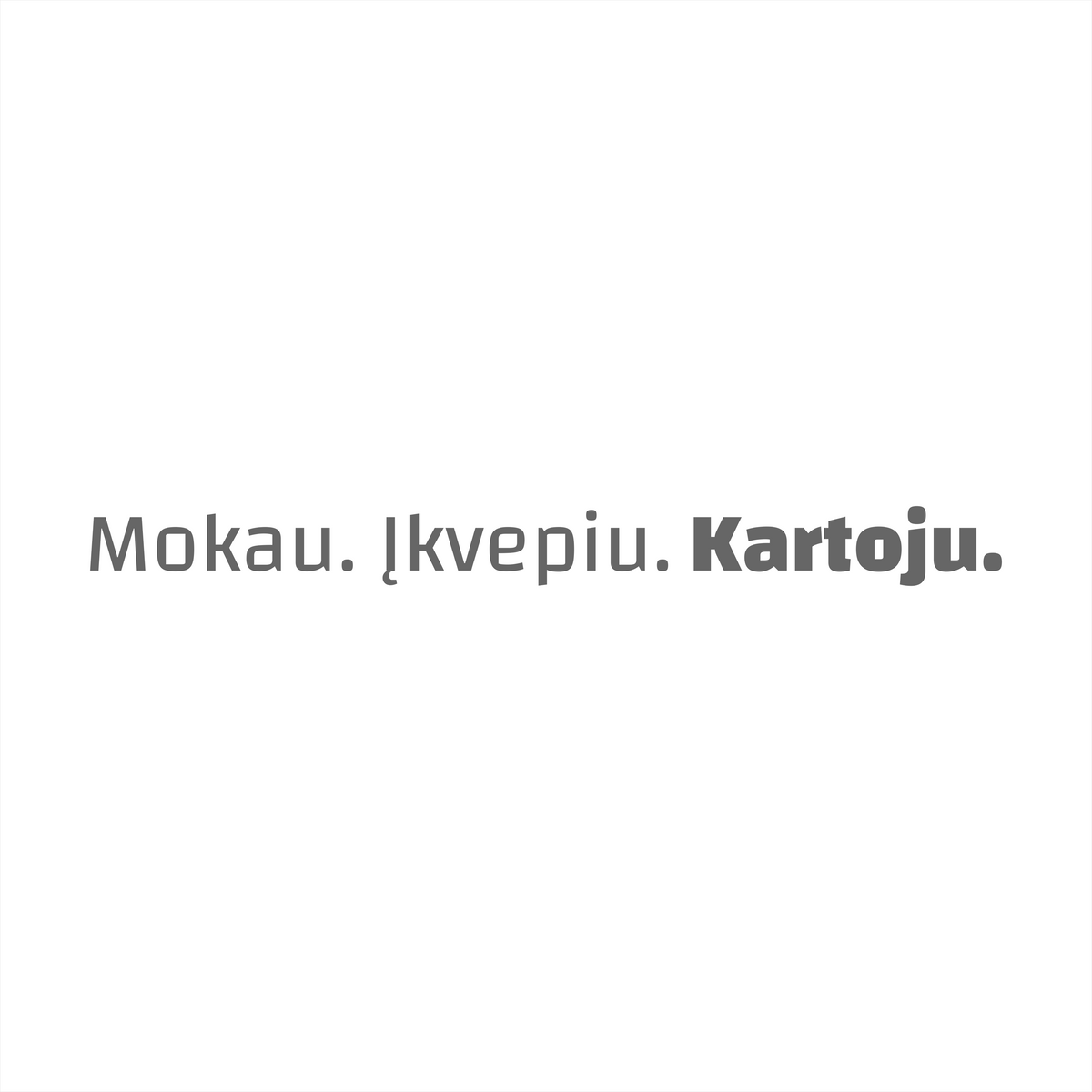 Juodi unisex marškinėliai "Mokau. Įkvėpiu. Kartoju."