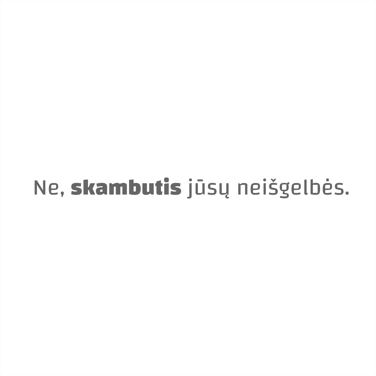 Tamsiai mėlyni unisex marškinėliai "Ne, skambutis jūsų neišgelbės."