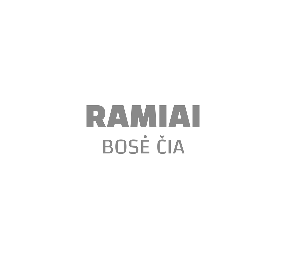 Juodi UNISEX marškinėliai su užrašu "Ramiai, bosė čia."