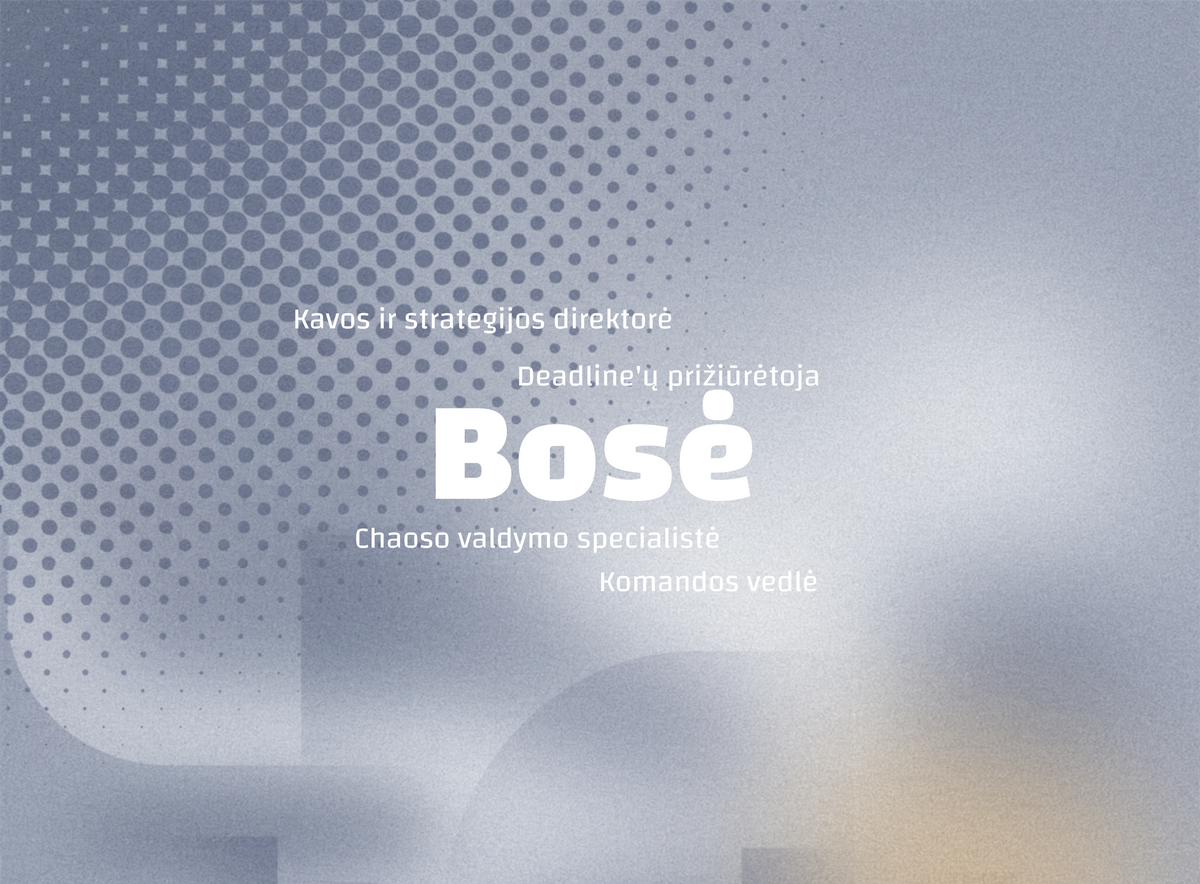 Šviesus kompiuterio pelės kilimėlis "Bosė su aprašymu."