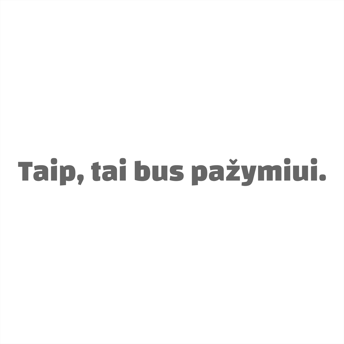 Tamsiai mėlynas unisex džemperis "Taip, tai bus pažymiui."